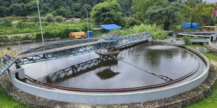 Guheshwori Wastewater Treatment Plant processes 32.4 million litres water daily