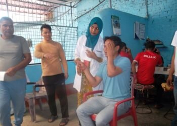 Free Eye Camp at Nakhu Prison