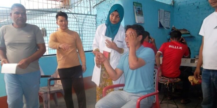 Free Eye Camp at Nakhu Prison