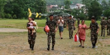 Army team mobilized for search and rescue in aftermath of Bhotekoshi flood