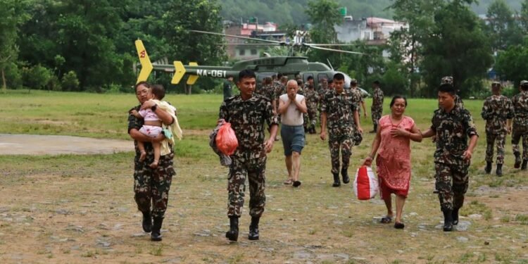 Army team mobilized for search and rescue in aftermath of Bhotekoshi flood