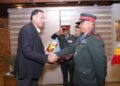 Indian CoAS arrives on a four-day official visit