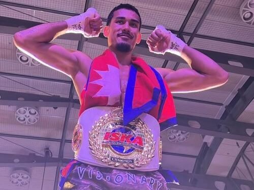 Nepali Kickboxer Ghimire achieves title of world champion