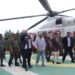 President inspects flood-ravaged areas in Rasuwa