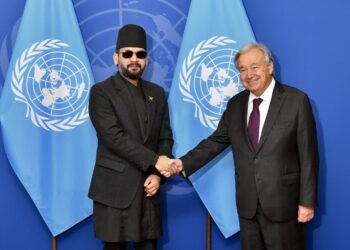 PM Shah, UN Secretary-General Guterres meet