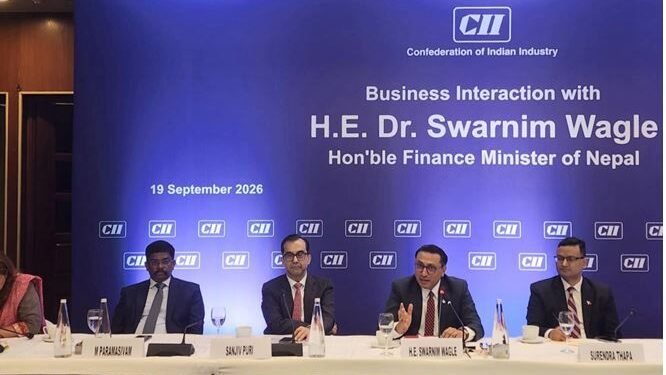 Finance Minister Dr Wagle requests Indian industrialists to invest in Nepal
