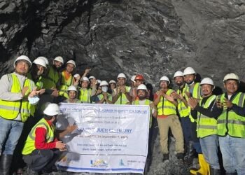 Upper Myagdi-1 hydropower project achieves tunnel breakthrough