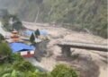 Kaligandaki washes away a bridge