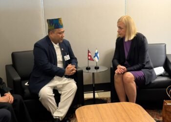 Foreign Minister Khanal meets with Finnish Counterpart