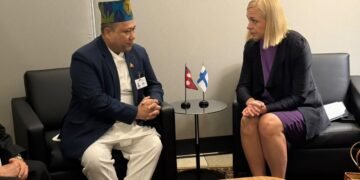 Foreign Minister Khanal meets with Finnish Counterpart