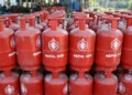 Cooking LP Gas being supplied to Valley after bottling outside