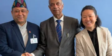 Foreign Minister Khanal discusses with UN Deputy Secretary-General Khare about peacekeeping