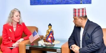 Foreign Minister Khanal meets US Under Secretary Hooker