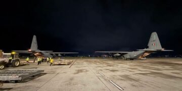 6th and 7th consignment of relief materials from India arrive
