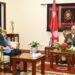 RSP President Lamichhane calls on President Paudel