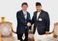 Foreign Minister Khanal meets his Japanese counterpart