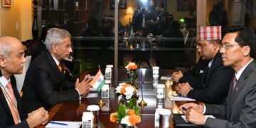 Foreign Minister Khanal and India’s External Affairs Minister Jaishankar hold talks