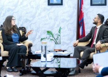 US Diplomat Megan Bouldin Meets Education and Sports Minister Sasmit Pokharel to Discuss Academic Cooperation and Sports Diplomacy