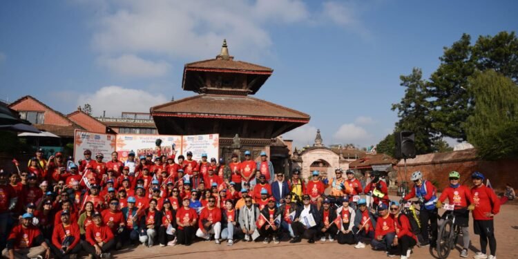 Cycle rally organized to raise awareness against polio