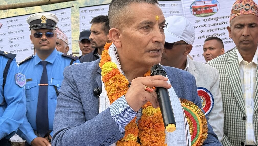 IGP Karki visits Marbhungkot, calls for banishing discrimination in society