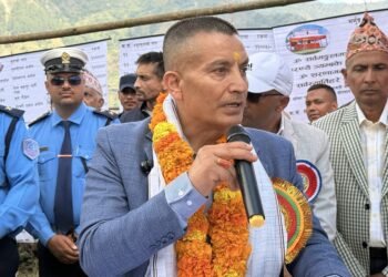 IGP Karki visits Marbhungkot, calls for banishing discrimination in society