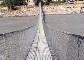 Flood-damaged 18 suspension bridges come into operation after maintenance