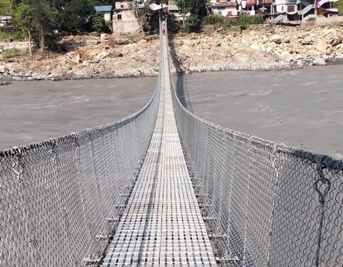 Flood-damaged 18 suspension bridges come into operation after maintenance