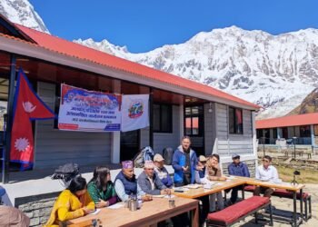Cry for climate justice from the Annapurna base camp