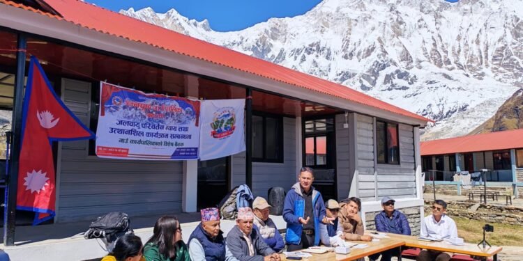 Cry for climate justice from the Annapurna base camp